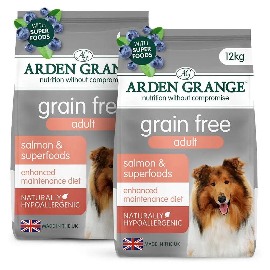 Arden Grange Grain Free Adult Salmon & Superfood Dog Food