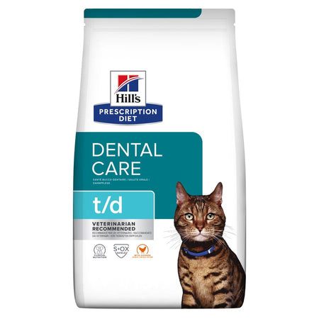 Hill's Prescription Diet T/D Dental Dry Cat Food 