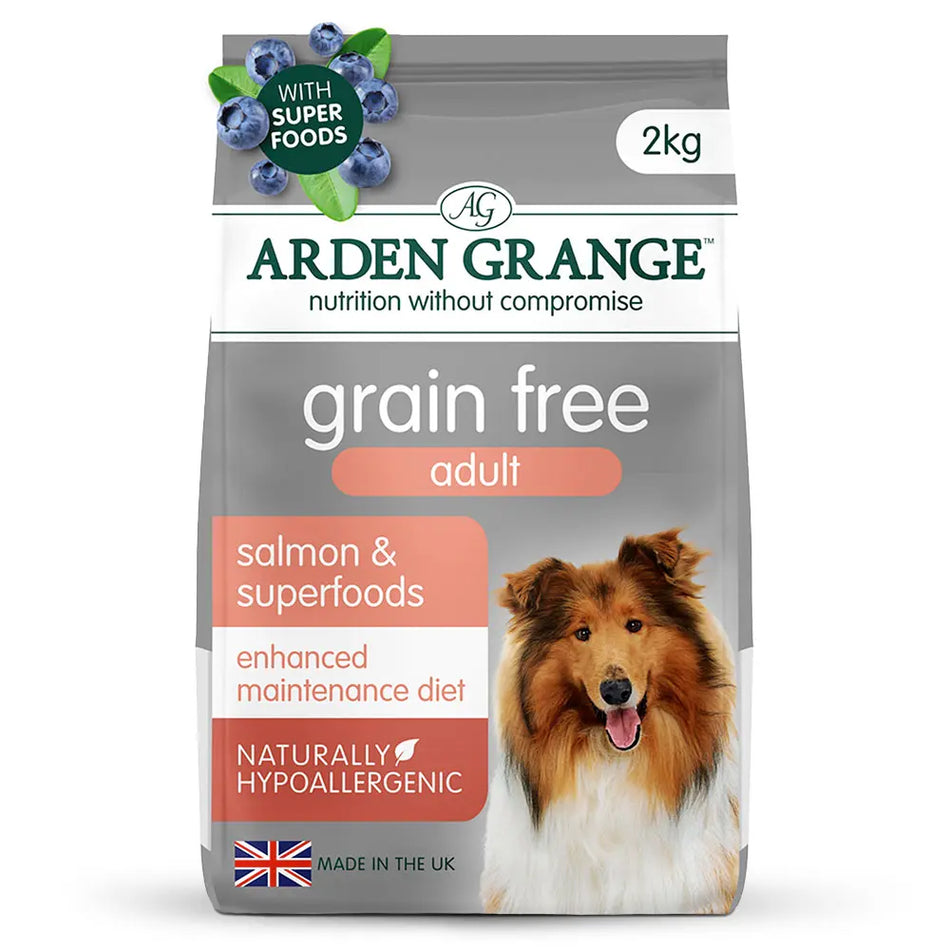 Arden Grange Grain Free Adult Salmon & Superfood Dog Food