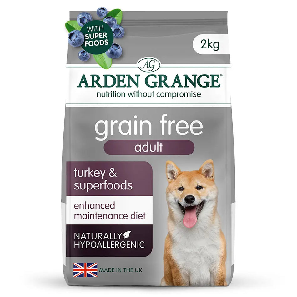 Arden Grange Grain Free Adult Turkey & Superfood Dog Food