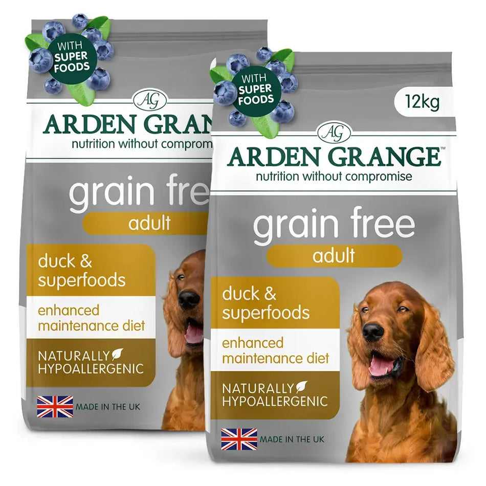 Arden Grange Grain Free Adult Duck & Superfood Dog Food