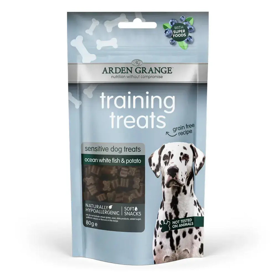 Arden Grange Training Treats Sensitive Grain free with ocean white fish