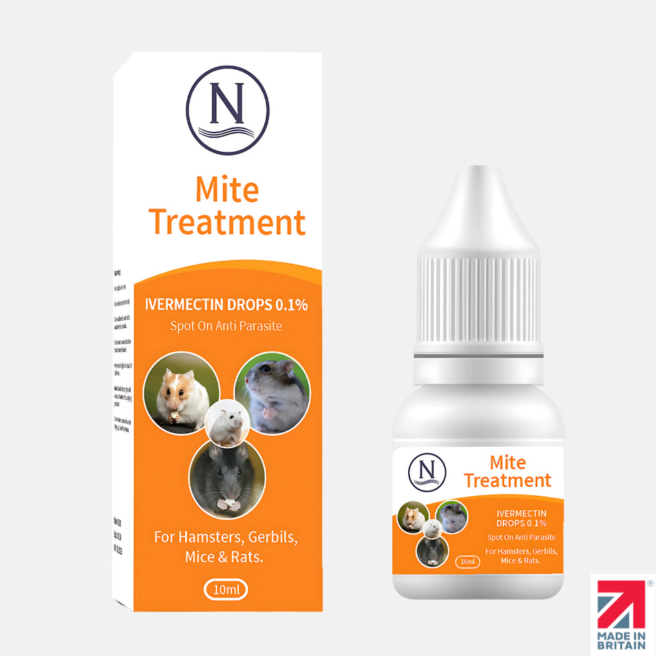 Naqua Ivermectin Mite Treatment Anti-Parasite Spot-On - Hamster & Gerbils