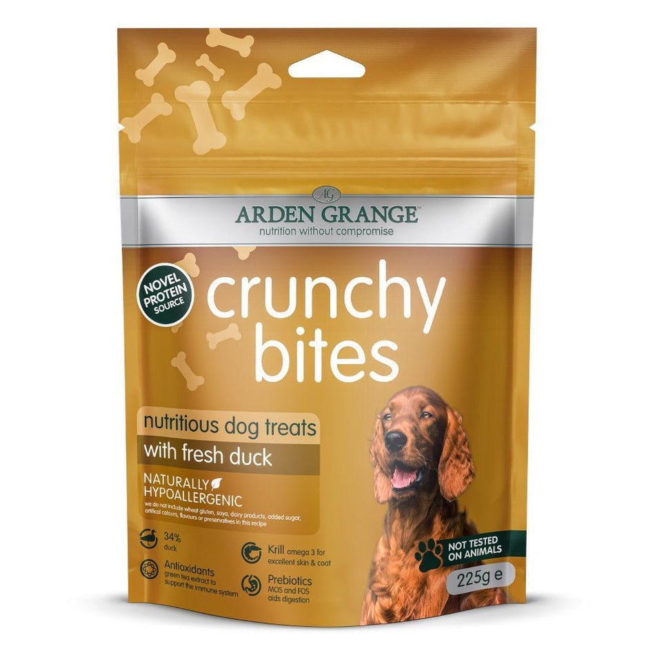 Arden Grange Crunchy Bites with Fresh Duck 225g