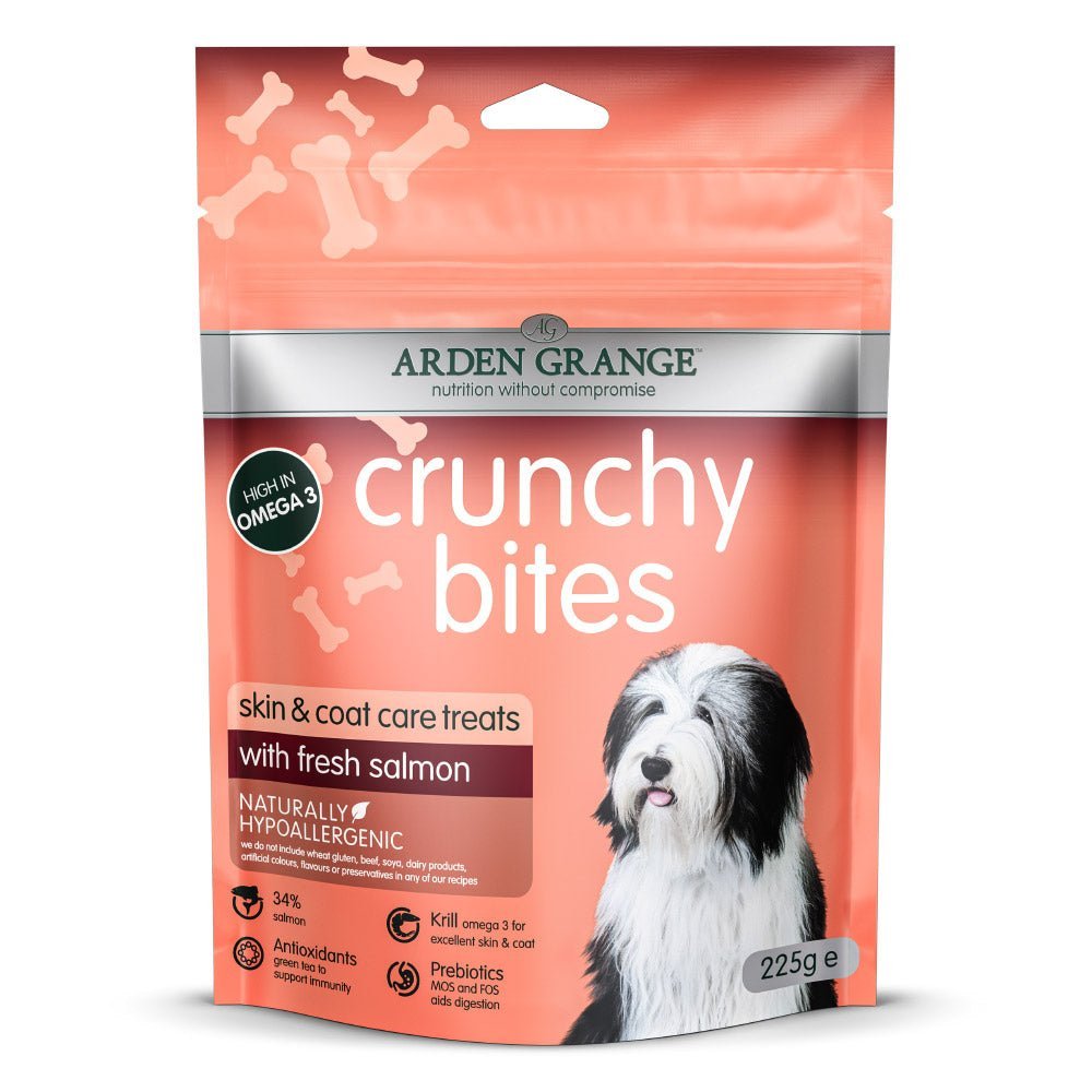 Arden Grange Crunchy Bites with Fresh Salmon 225g