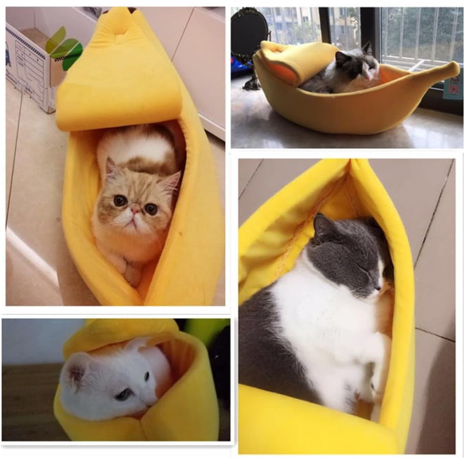 Banana Cat Bed