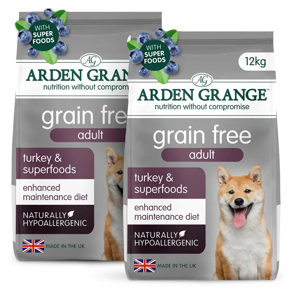 Arden Grange Grain Free Adult Turkey & Superfood Dog Food