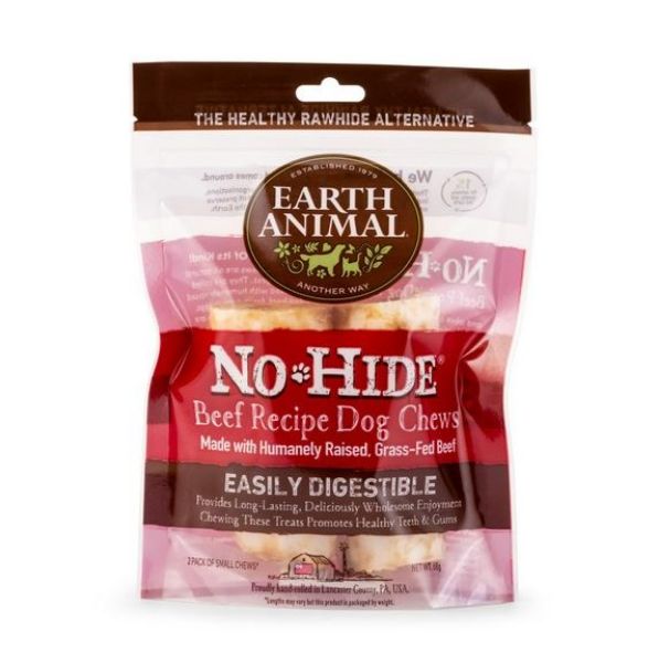 Earth Animal No Hide Beef Chews 2pk