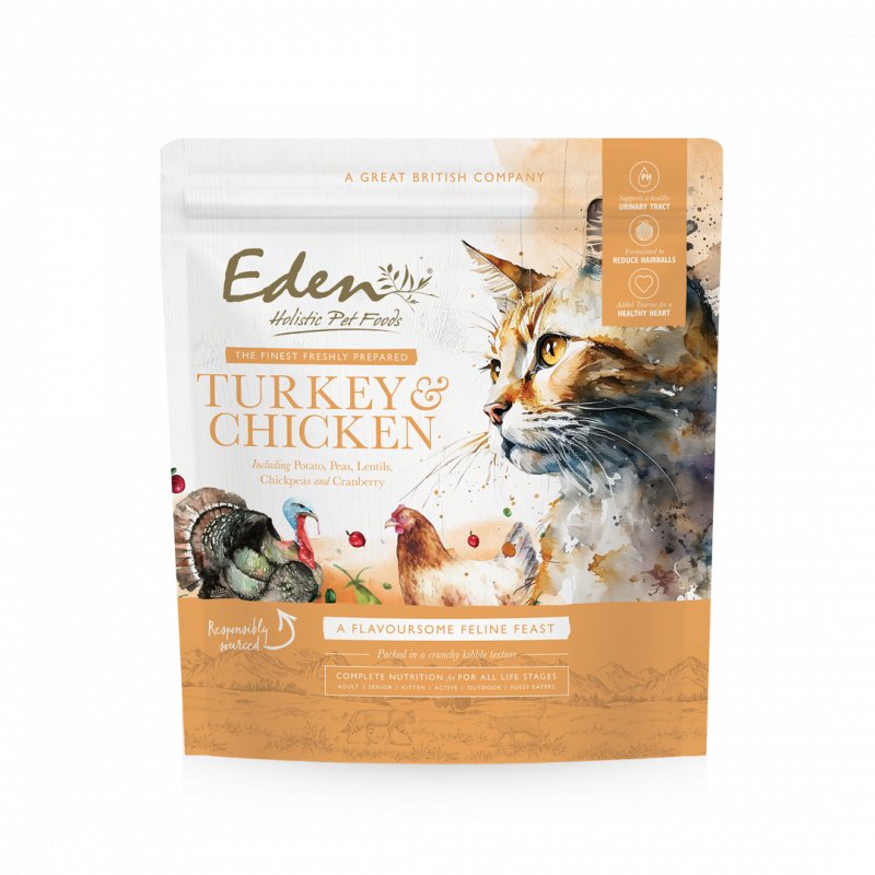 Eden Feline Feast Turkey & Chicken 1.5KG