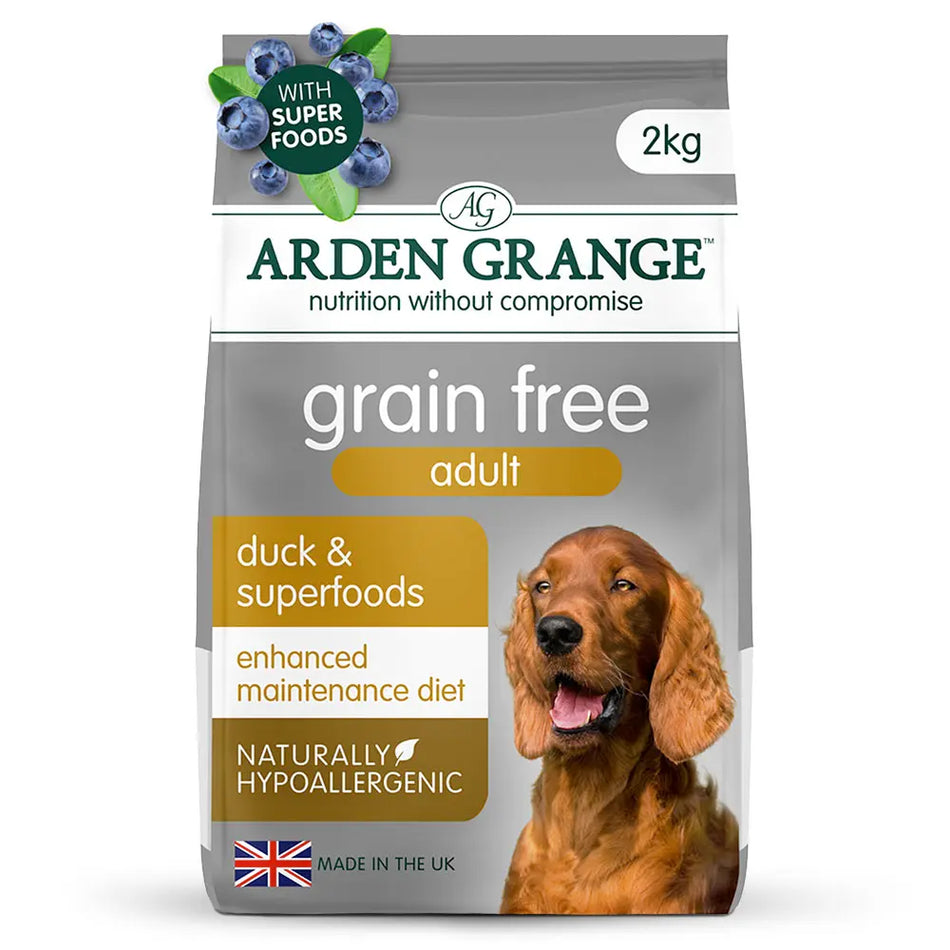 Arden Grange Grain Free Adult Duck & Superfood Dog Food