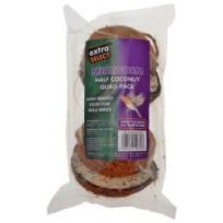 Extra Select Mealworm Filled Coconuts 4pk