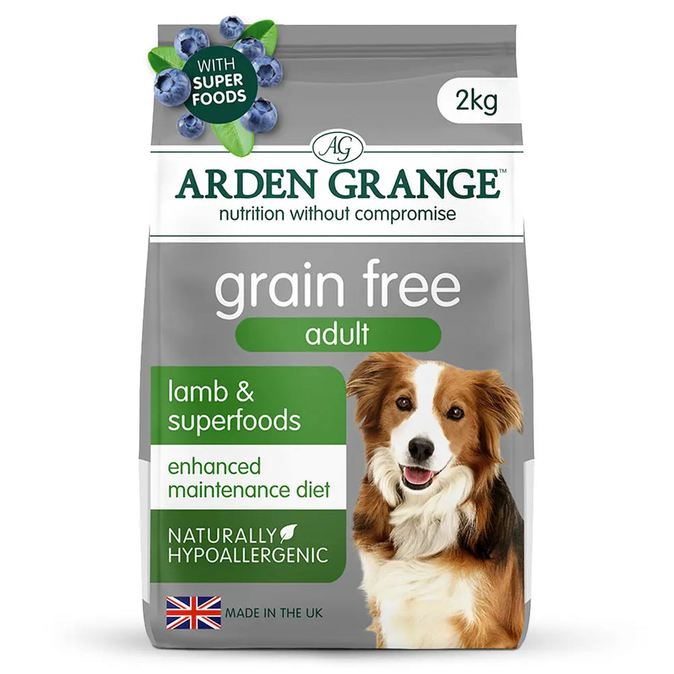 Arden Grange Grain Free Adult Lamb & Superfood Dog Food