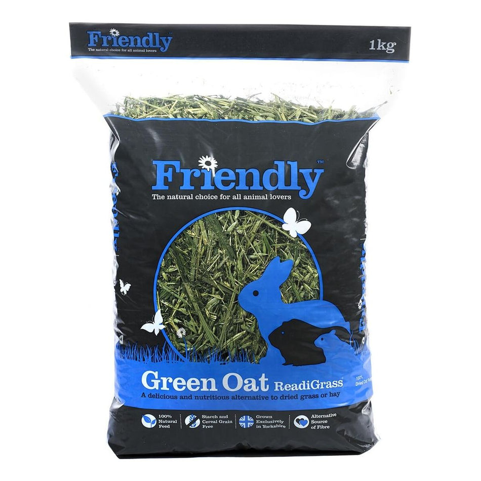 Friendly Green Oat ReadiGrass For Small Animals 1kg