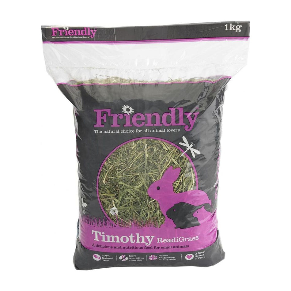 Friendly Timothy Readigrass For Small Animals 1kg