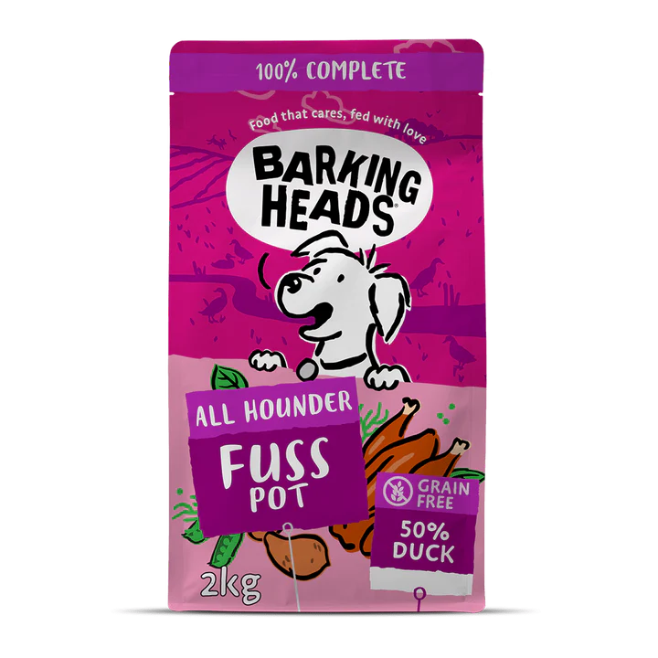 Barking Heads Fuss Pot Duck Dry Dog Food - All Hounder 