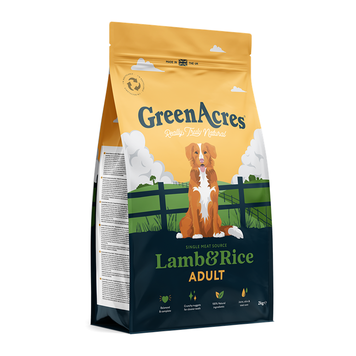 GreenAcres Adult Lamb & Rice Dog Food 