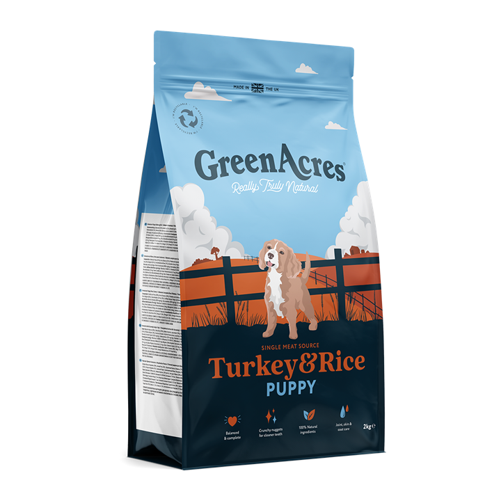 GreenAcres Puppy Turkey & Rice Dog Food 