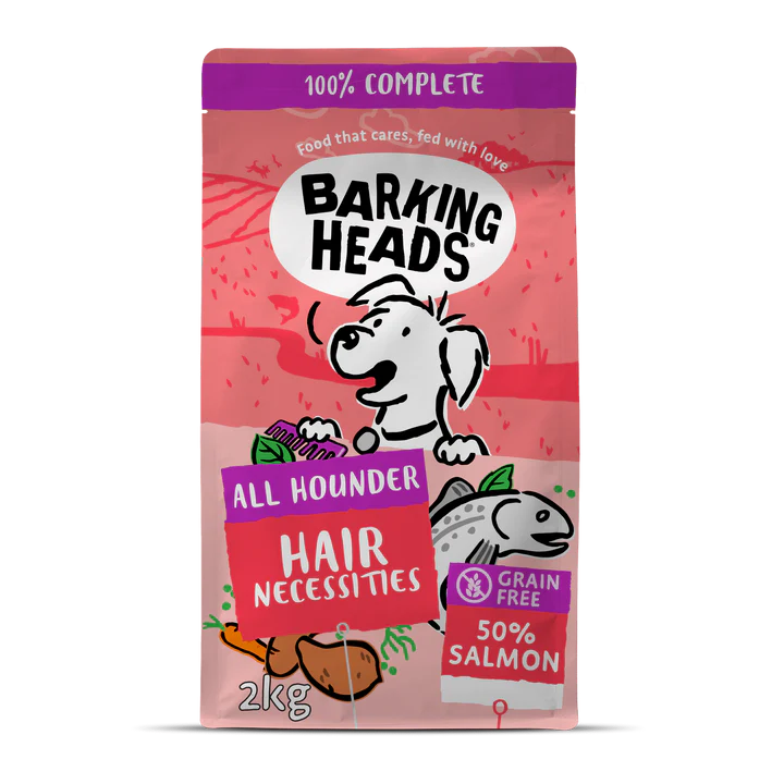 Barking Heads Hair Necessities Salmon Dry Dog Food - All Hounder 