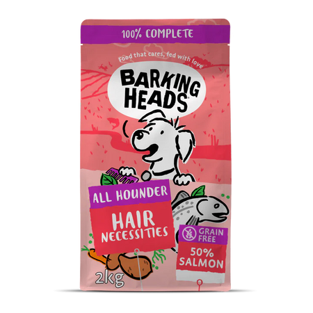 Barking Heads Hair Necessities Salmon Dry Dog Food - All Hounder 