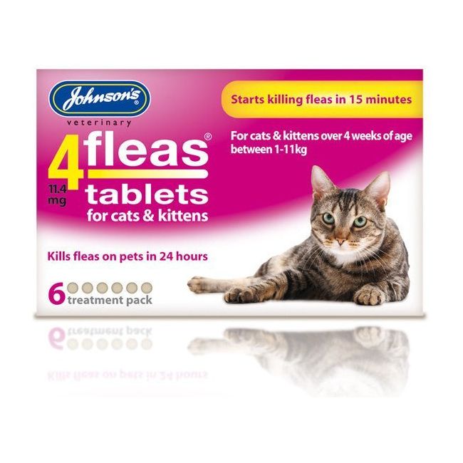 Johnson's 4Fleas Cat and Kitten Flea Tablets