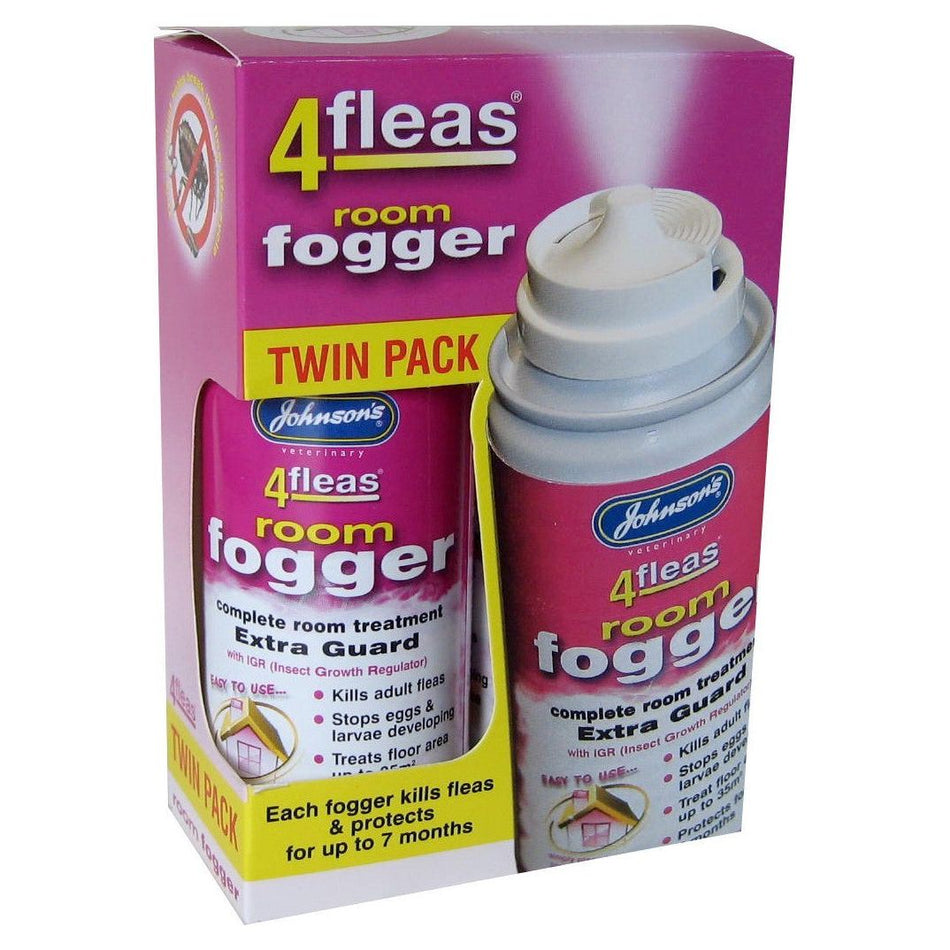 Johnson's 4Fleas Room Fogger Twinpack 2x100ml