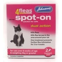 Johnson's 4Fleas Spot On For Cats 2 pack