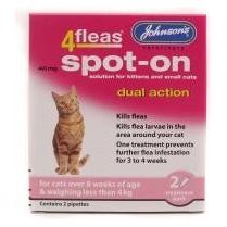 Johnson's 4Fleas Spot On For Cats 2 pack