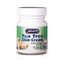 Johnsons Dog and Cat Tea Tree Antiseptic Skin Cream 50g