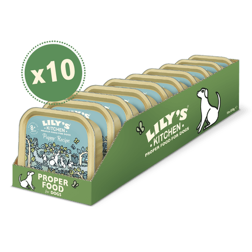 Lilys Kitchen Turkey & Duck Puppy Recipe Dog Food Tray 150g