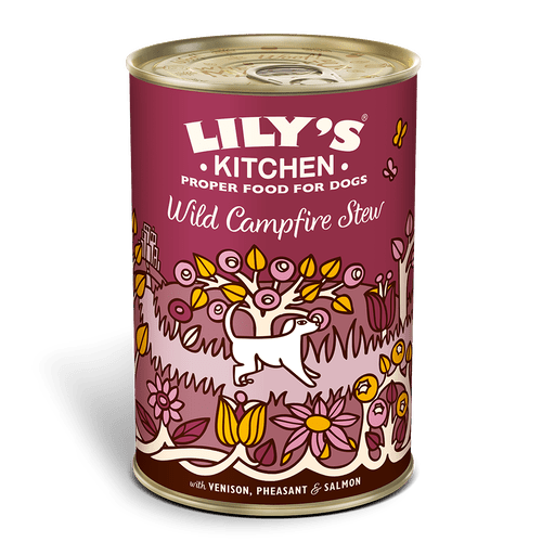 Lilys Kitchen Wild Campfire Stew Dog Food Tin 400g