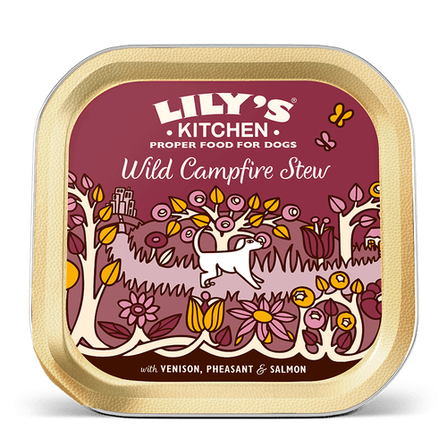 Lilys Kitchen Wild Campfire Stew Dog Food Tray 150g