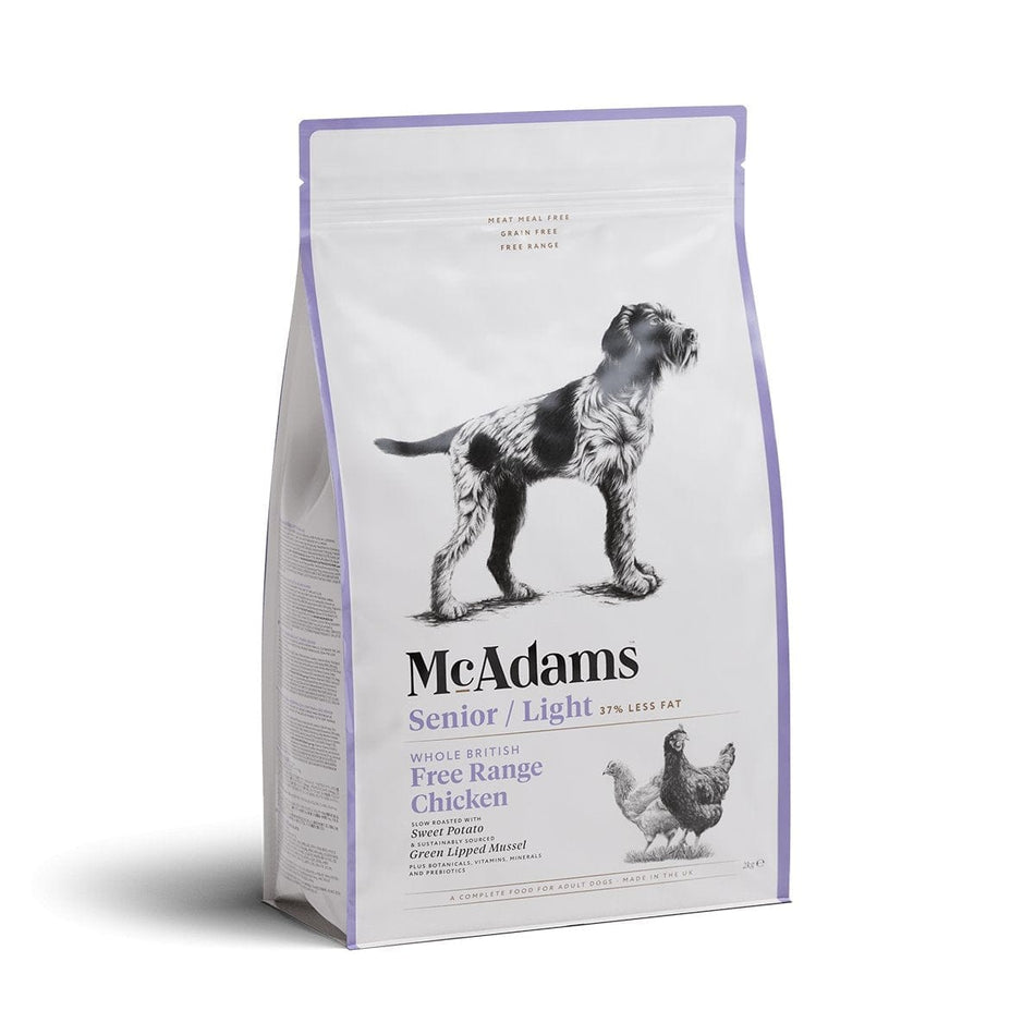 Mcadams Free Range Chicken Senior/Light Dry Dog Food