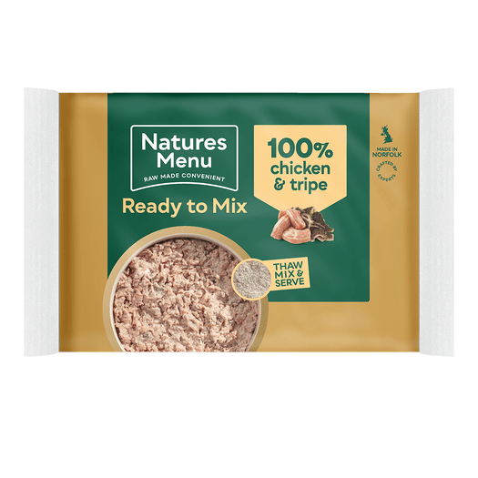 Natures Menu 100% Chicken & Tripe Block 400g