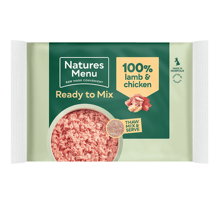 Natures Menu 100% Lamb and Chicken Block 400g