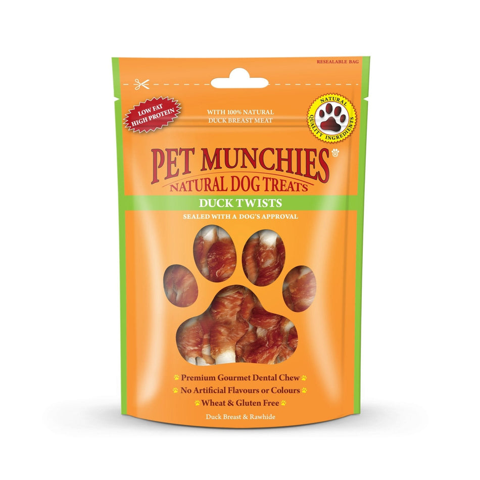 Pet Munchies Duck Twist 80g