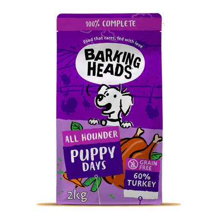 Barking Heads Puppy Days Turkey Dry Dog Food - All Hounder 