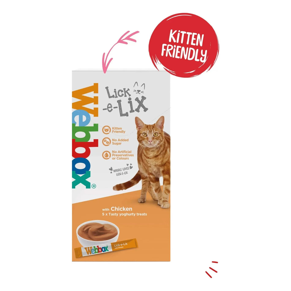 Webbox Lick-e-Lix Chicken Cat Treats