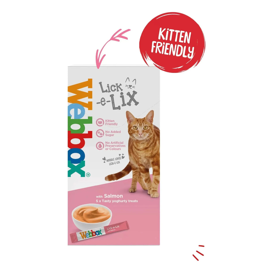 Webbox Lick-e-Lix Salmon Cat Treats