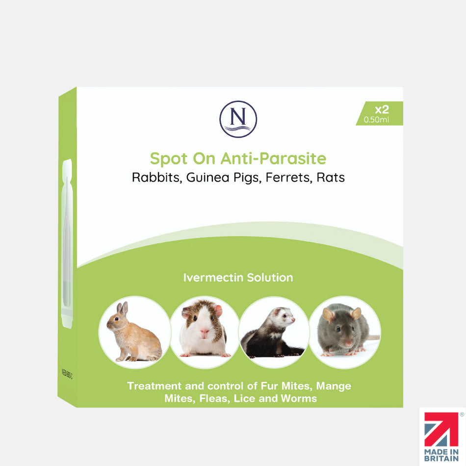 Naqua Ivermectin Anti-Parasite Spot-On Small Animals