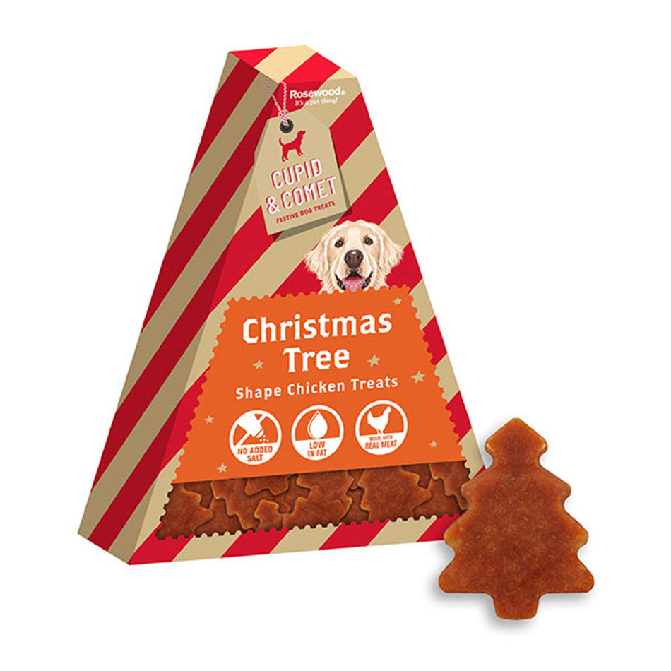 Cupid & Comet Christmas Tree Treats  For Dogs 150g